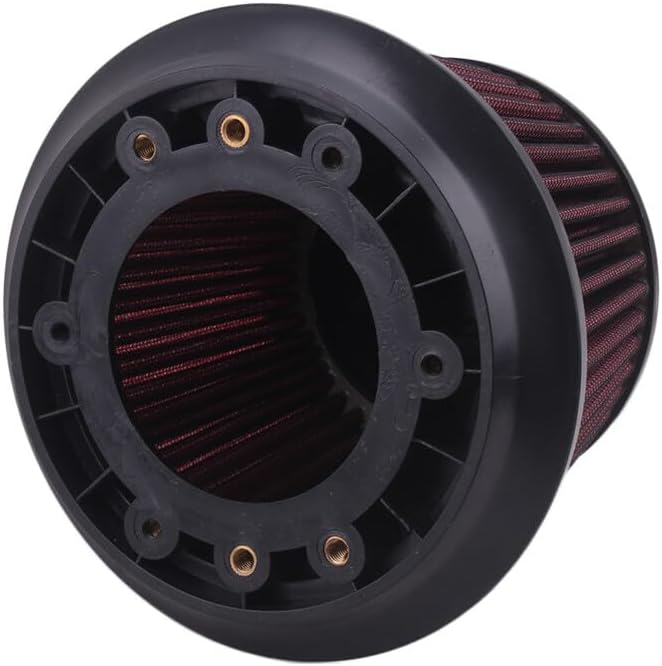 ya 13 9.15 baidi 3 75mm Car Power Intake Air Filter Dual Funnel Adapter Air Cleaner With Logo