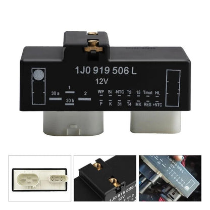 ya 6 8.24 baidi Fan Control Switch Relay Radiator Suitable for VW Cooling 1J0919506L 