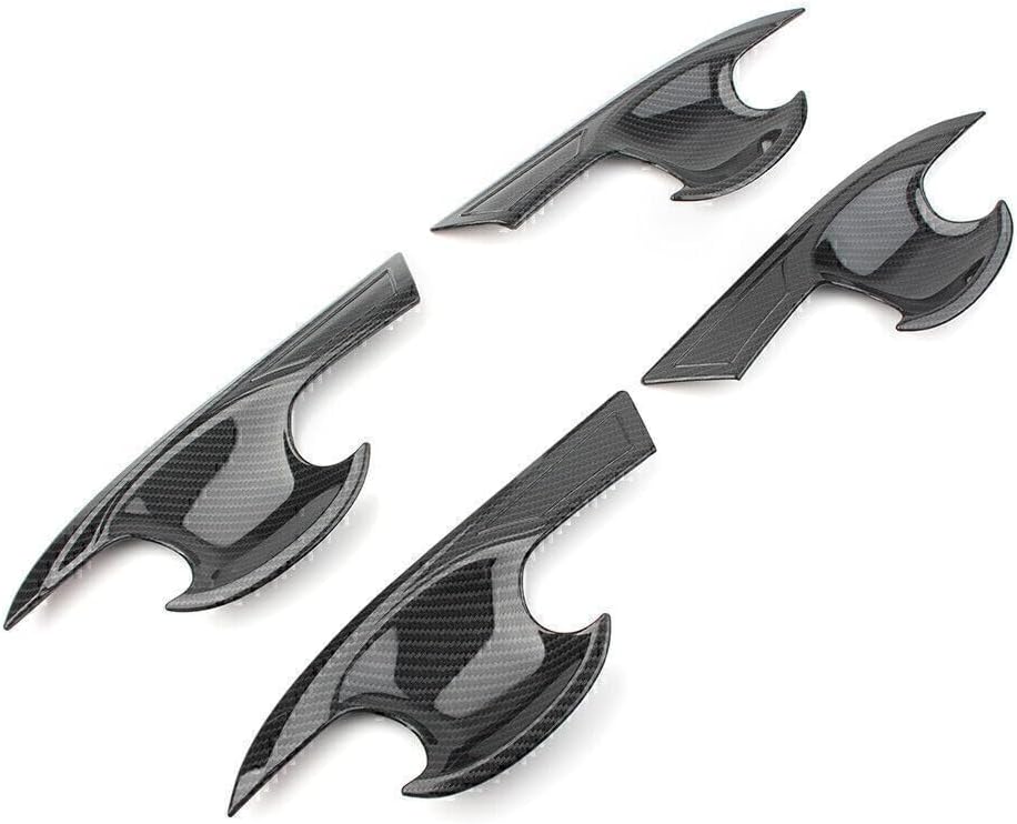 ya 4 8.14 Door Handle Bowl Cover Trim Carbon Fiber Style for Honda for Civic 2016 2017 2018