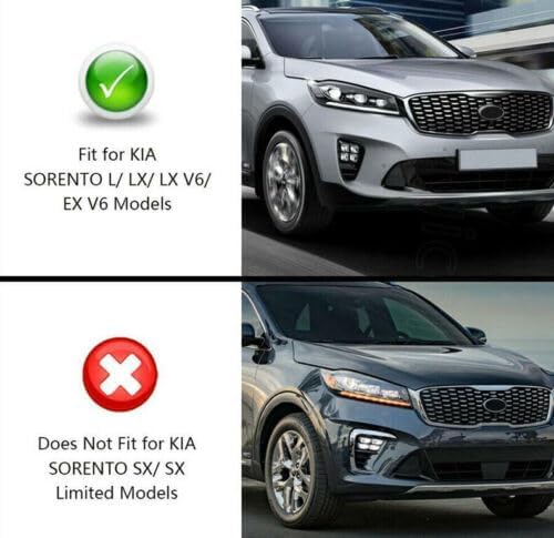 ya 9 10.24 Suitable for Kia for Sorento 2018-2020 LED front daytime running lights fog lamp kit with bezel