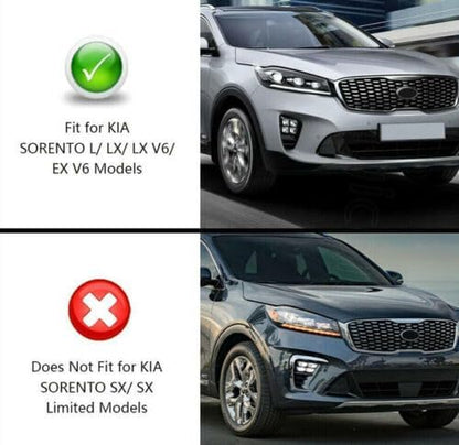 ya 9 10.24 Suitable for Kia for Sorento 2018-2020 LED front daytime running lights fog lamp kit with bezel
