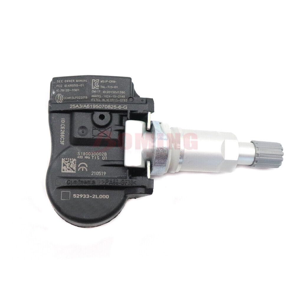 ya 3 8.24 baidi 52933-2L000 4pcs TPMS tire Pressure Monitoring Sensor for Hyundai I30 I10 for Kia Ceed