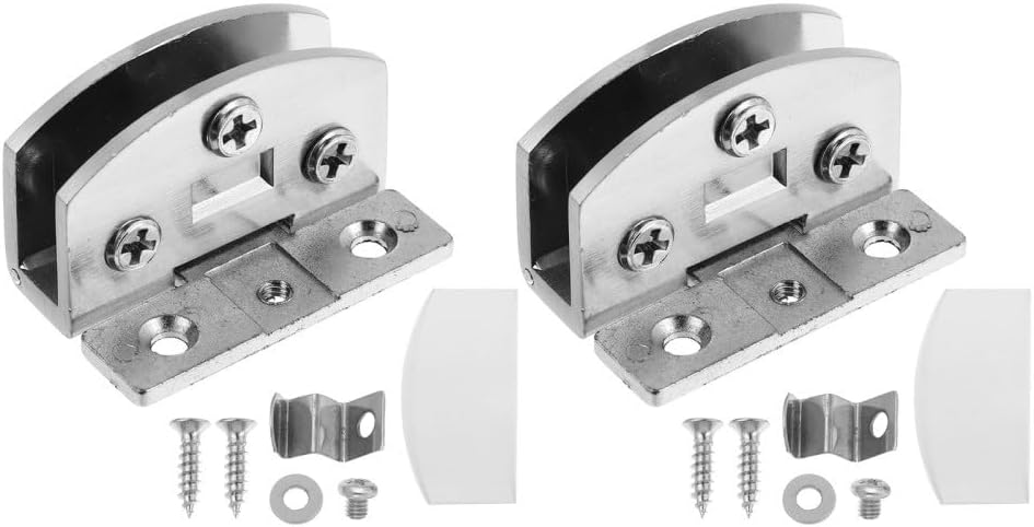 ya 11 9.14 baidi2 Pcs Glass Hinge Door Replacement Hinges for Cabinet Doors Cabinets