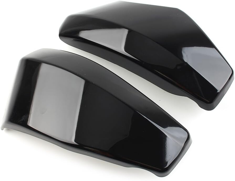 ya 23 10.7 baidi Battery Left & Right Side Covers Black ABS Plastic for Honda VTX1300 2003-2009