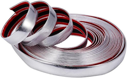 ya 4 8.8 3-Meter Truck car Chrome Plated Decorative Strip Grille Window Door Bumper Parts