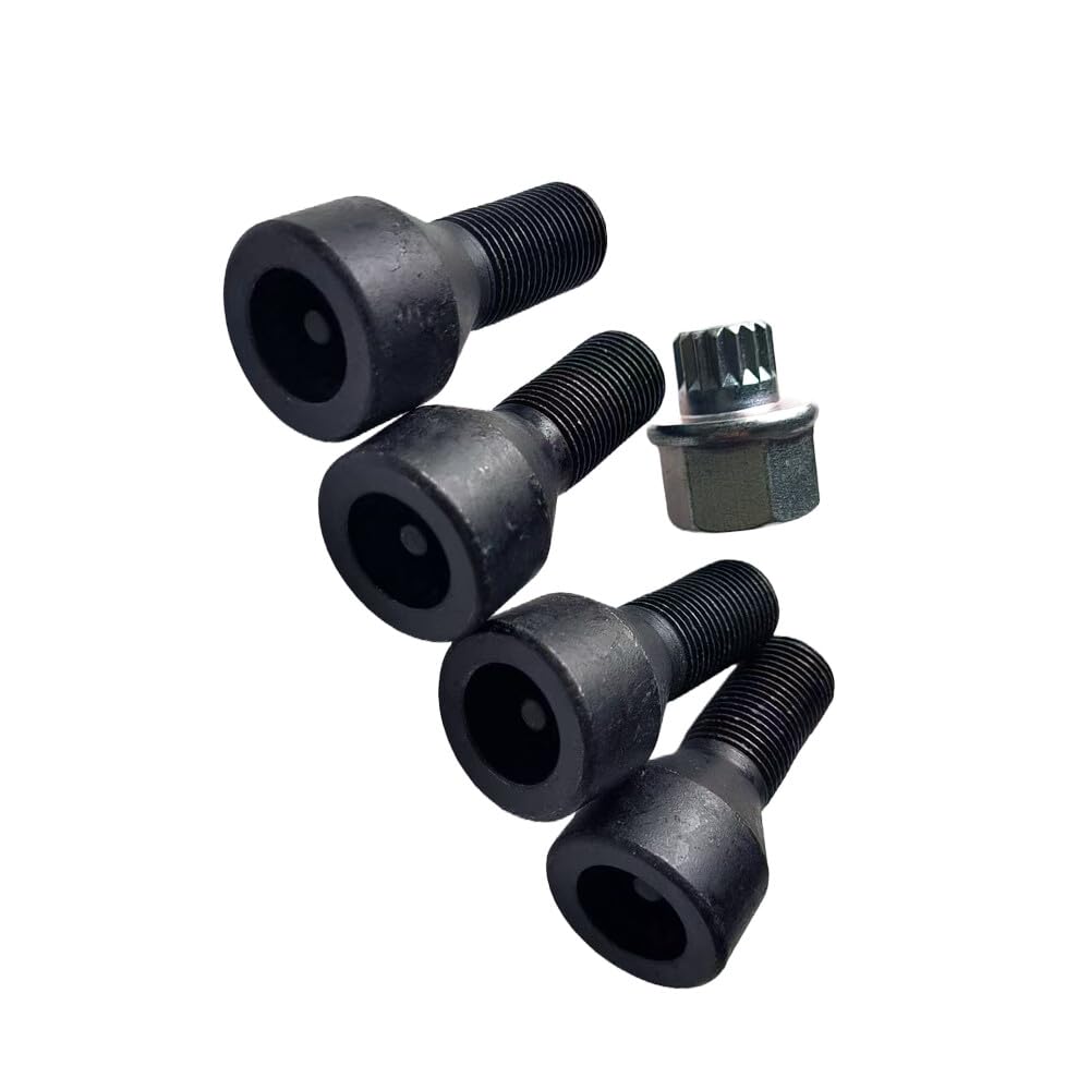 ya 5 8.10 Wheel Lock Locks Bolt Kit Fit for BMW E70 F01 F02 F06 F10 F12 36136776076 M14x1.25