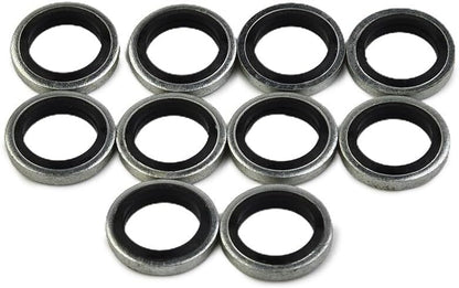 ya 6 8.14 10pcs For Nissin Master Cylinders Calipers 10mm Banjo Bolt Washers Sealed
