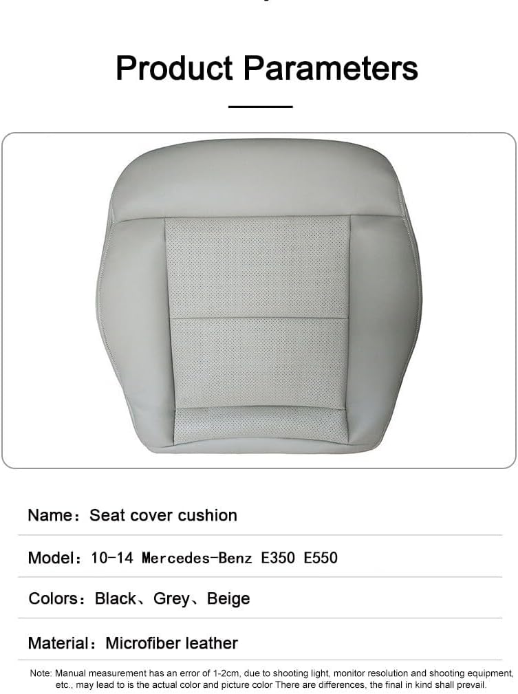 ya 5 8.24 baidi Beige Bottom for SEAT Leather Cover For 2010~2014 for Mercedes-benz E Class E350 E550