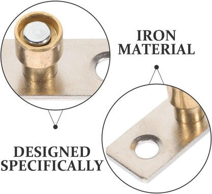 ya 26 10.21 baidi 2 Pcs Sliding Door Roller Guide Floor Guides Retainer Pocket Bottom
