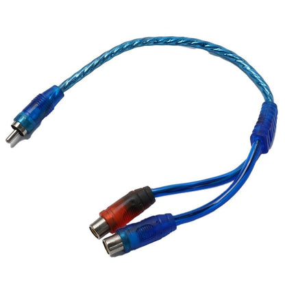 ya 23 10.7 baidi 1pc 30cm 2 Female to 1 Male Splitter Cable for Car for Audio System