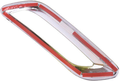 ya 4 8.14 Chrome rear bumper fog light protector trim fits for Lexus RX 350 350h 2023-2024 2 pieces 