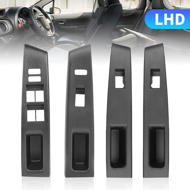ya 10 9.16 baidi Door Power Window Switch Trim Bezel Panel Cover for Toyota Yaris 2012-2014 New