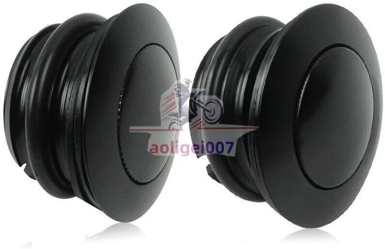 ya 13 9.15 baidi 2-Pack Flushing Pop-Up Fuel Tank Caps for Harley Breakout Dyna Softail XL