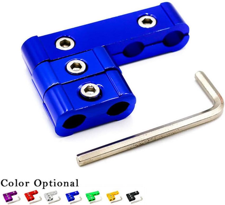 ya 4 8.10 Universal Aluminum Engine Spark Plug Wire Separator Divider Organizer Clamp Kit