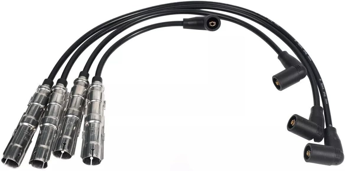 ya 4 8.10 4X 06A905430AJ Front Spark Plug Wires Ignition Cable for VW for JETTA for Passat