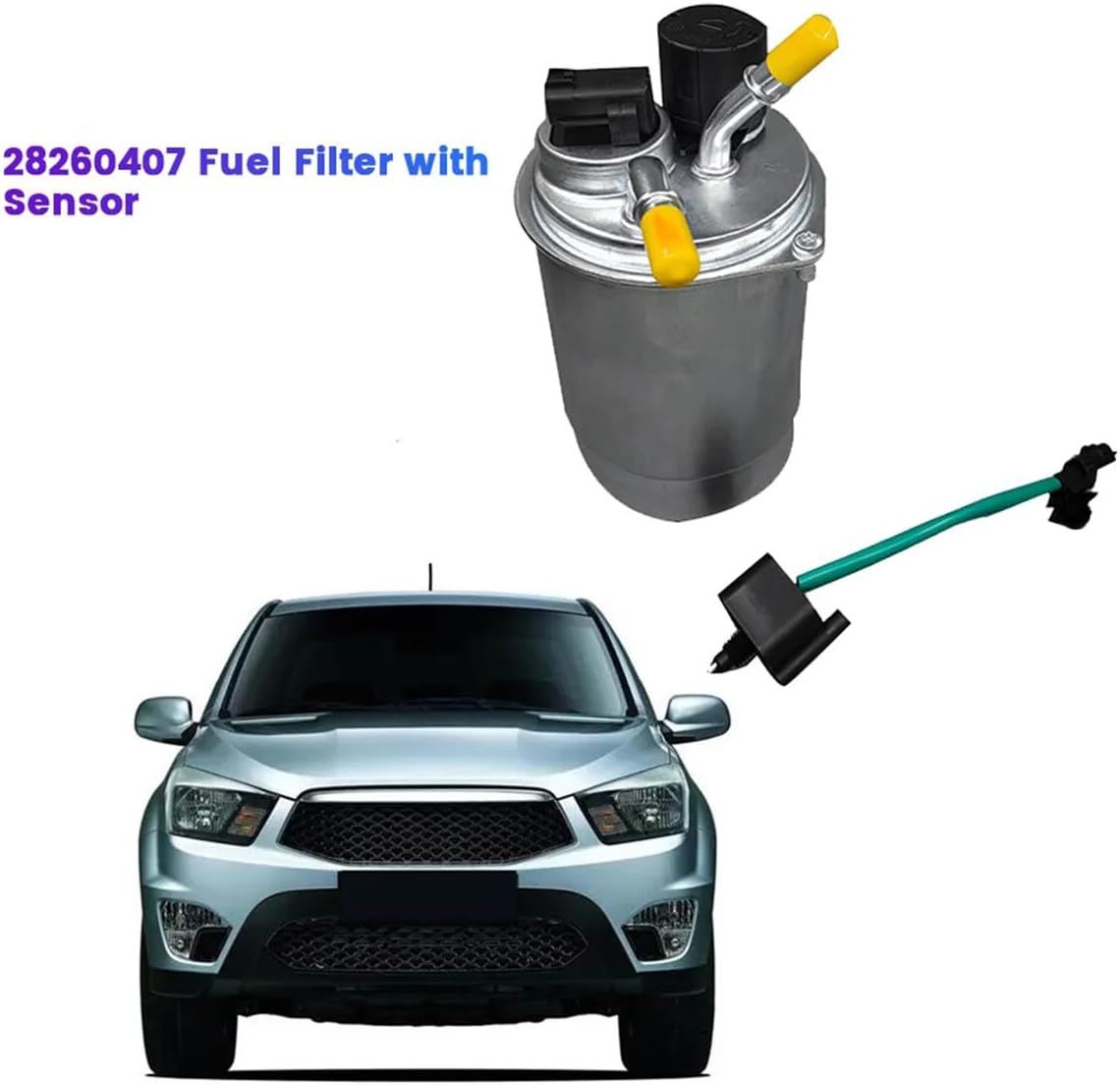 ya 4 8.24 baidi fuel filter for SsangYong Actyon Rexton W Stavic 2.0T 28260407