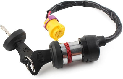 ya 5 8.10 Ignition Key Switch For Linhai Bighorn 260 300 400 ATV Waterproof 30110 27457