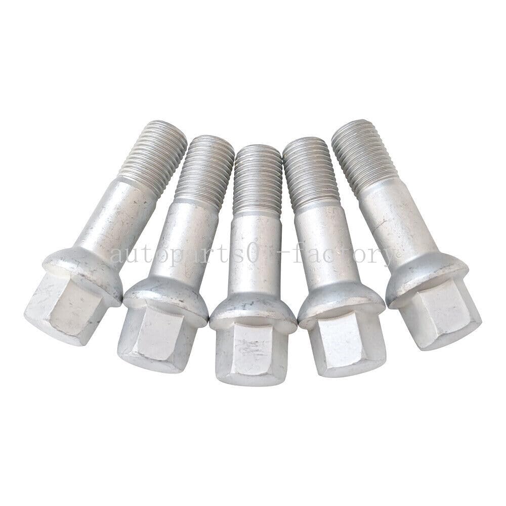 ya 5 8.10 5PCS Wheel Lug Bolts Nuts Kit for Mercedes-Benz W220 W204 W164 W251 0009905307