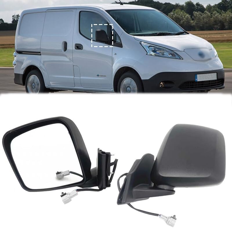 ya 11 9.14 baidi1 Pair Side Door Rearview Wing Mirror Assembly for Nissan NV200 2010-2018