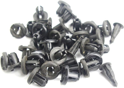 ya 2 8.15 Set of 30 Bumper Push Type Retainers Clips Black for Nissan 01553-09241