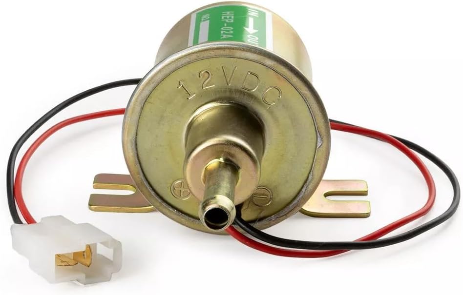 ya 4 8.8.2 12V Universal Electric Fuel Pump 4-7PSI Inline Low Pressure Gas Diesel HEP-02A