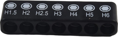 ya 26 10.21 baidi Advanced 7PC Magnetic Hex Head Wrench Drill Bit Set for Advanced Users