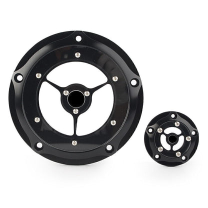ya 9 10.24 Motorcycle Derby Timing Timer Cover for Harley Road King Electra Glide Soft