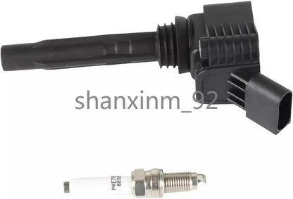 ya 9 10.24 4X Ignition Coil & Spark Plugs for VW for JETTA 1.4L 13-19 A3 Sportbac 16-18 UF718