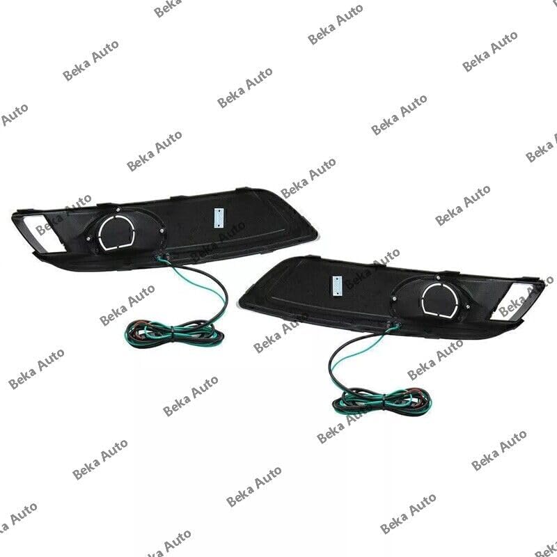 ya 2 8.15 A pair of front bumper fog lights and daytime running lights suitable for Hyundai Venue 2020 2021