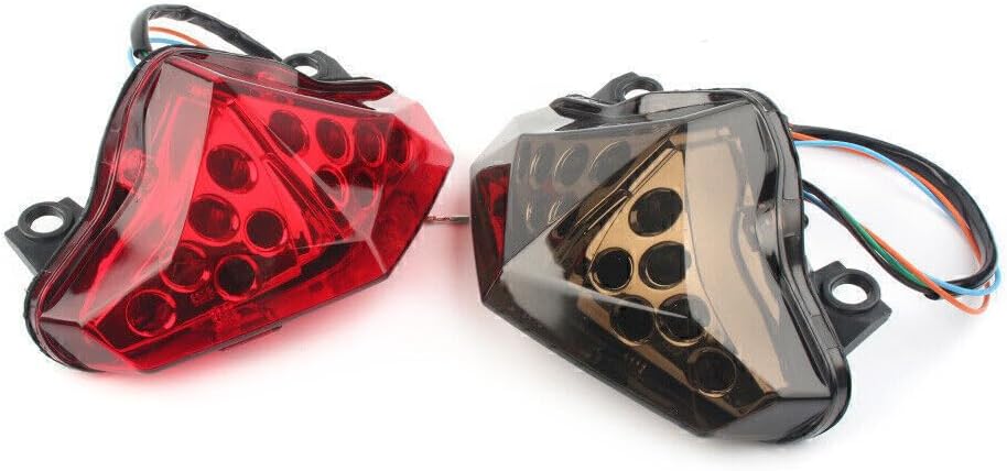 ya 4 8.8.2 for Kawasaki ER-6N / ER-6F 2012-2016 Motorcycle Rear LED Brake Taillingt