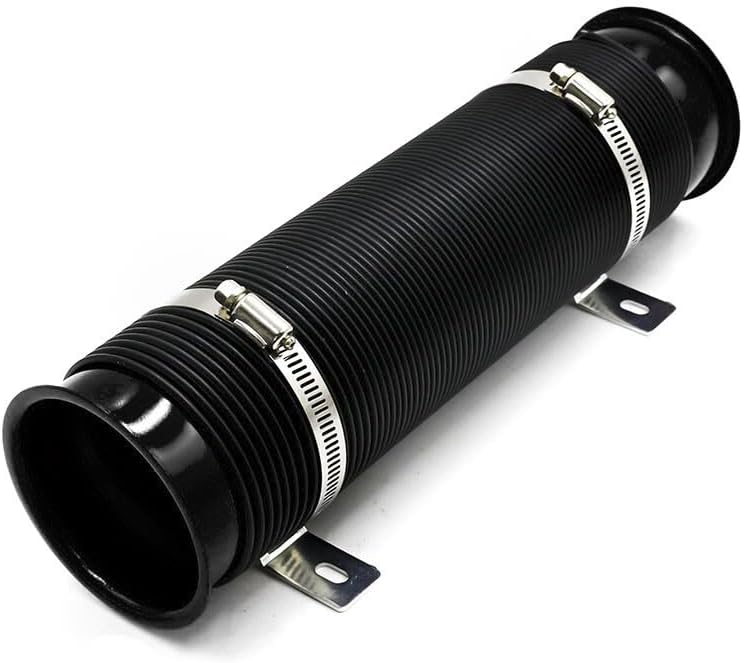 ya 4 8.24 baidi 3'' Universal Flexible Car Cold Air Intake Hose Filter Pipe Telescopic Tube Kit