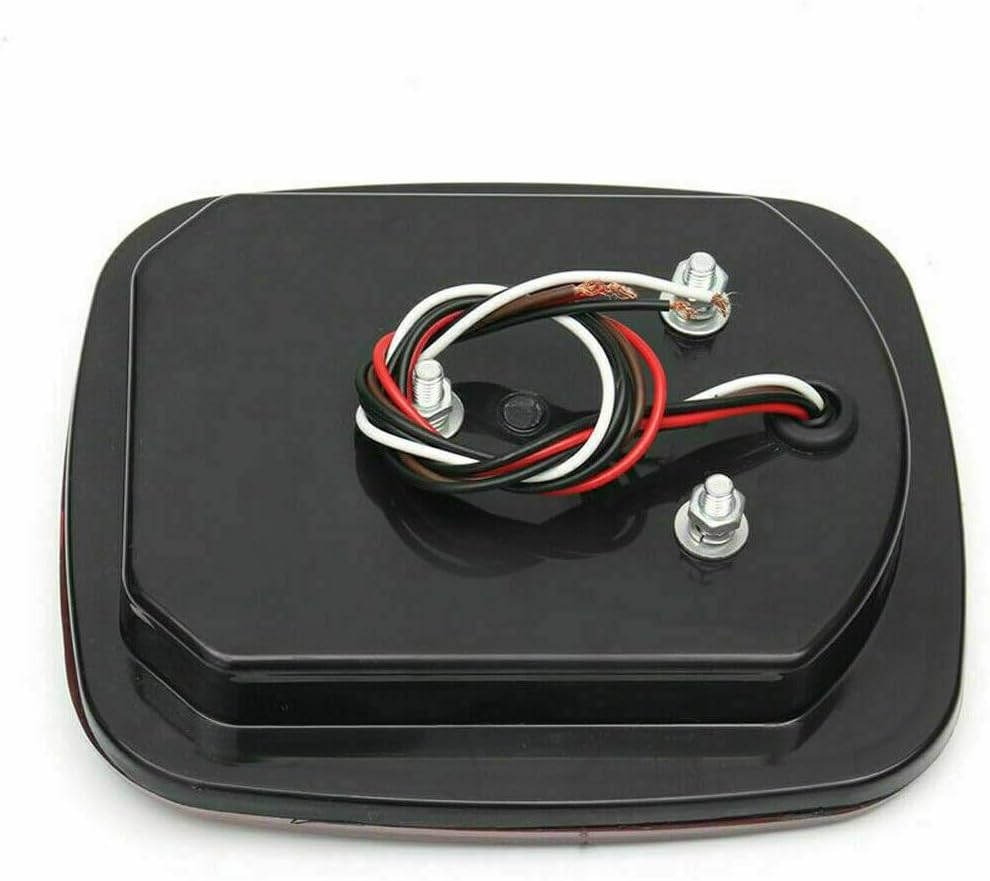 ya 11 9.14 zhengce 2P for Jeep for Wrangler JK TJ CJ YJ Square Stop Turn Tail backup 16LED Mar