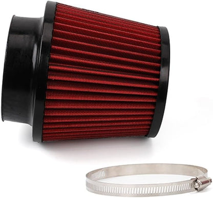ya 13 9.15 baidi 4 100mm Red Per for MAN ce High Flow Cold Air Intake Cone Replacement Dry Filter
