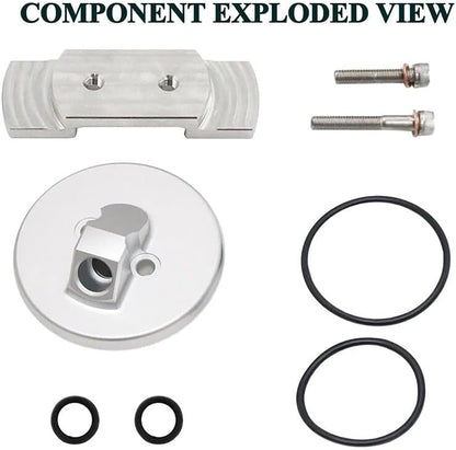 ya 10 9.16 baidi for Ford 7.3L Powerstroke F250 F350 F450 F550 Dipstick Adapter Repair Kit -