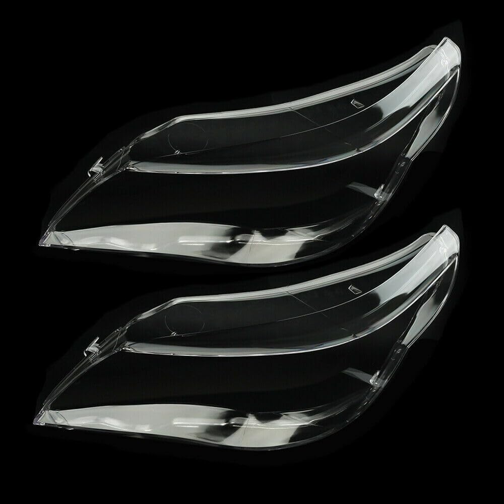 ya 4 8.10 2pcs headlight cover protective cover lens headlight suitable for BWM E60 E61 525i 530i 540i 550i 03-10