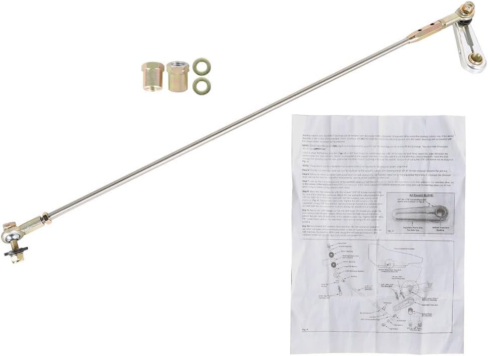 ya 12 10.8 baidi Universal Adjustable Column Shift Linkage kit for 350 400 700R4 Universal Transmission