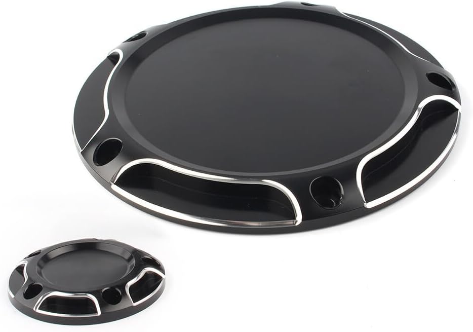 ya 9 10.24 Black Derby Timing Timer Cover Fit Harley Electra Street Road Tri Glide 14-