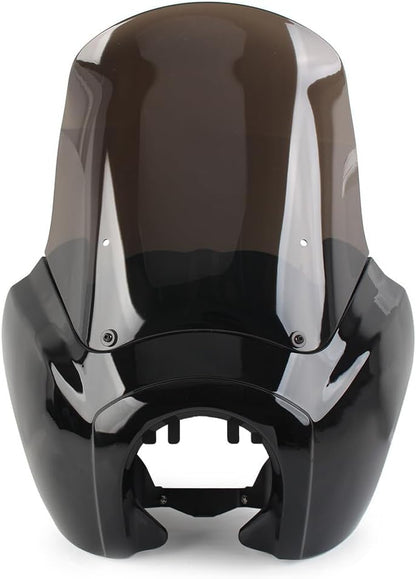 ya 23 10.7 baidi Front Fairing w/ 15'' Windshield for Harley-Davidson HD Dyna Wide Glide Fat Bob