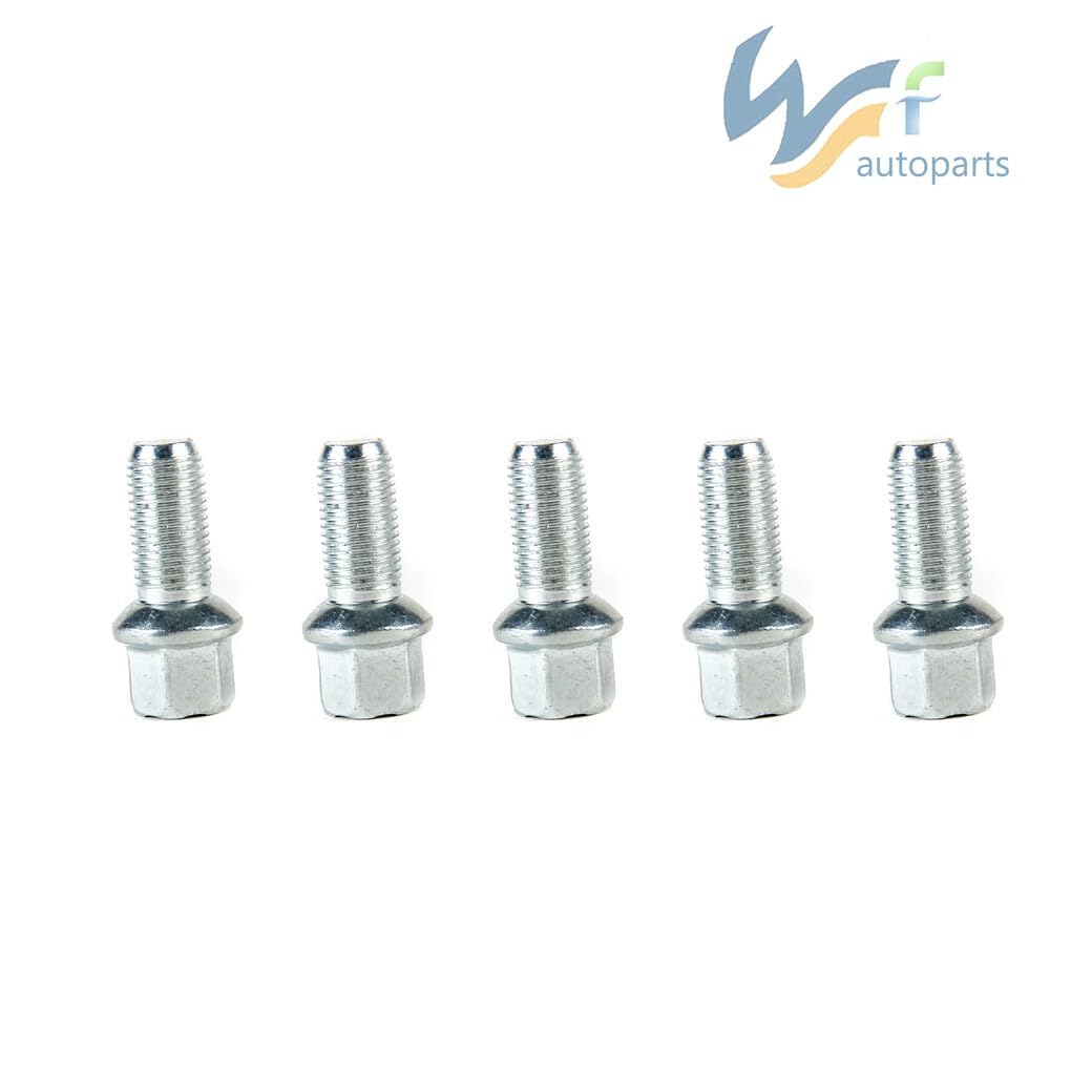 ya 10 9.16 baidi 5pcs Wheel Lug Bolt Fit for VW for Jetta for Golf for Passat for Audi for A4 S8 TT 8D0601139D