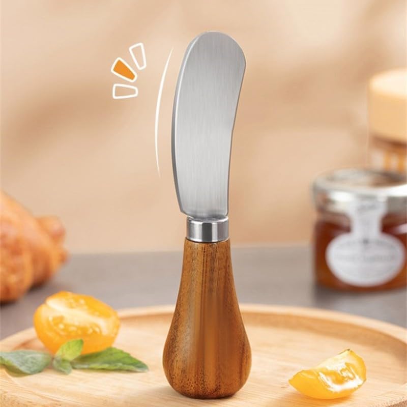 ya 14 9.20 baidi for Mini Butter Knife Cheese Spreader Knive Creative Standing Butter Jam Salad Kn-wq-1