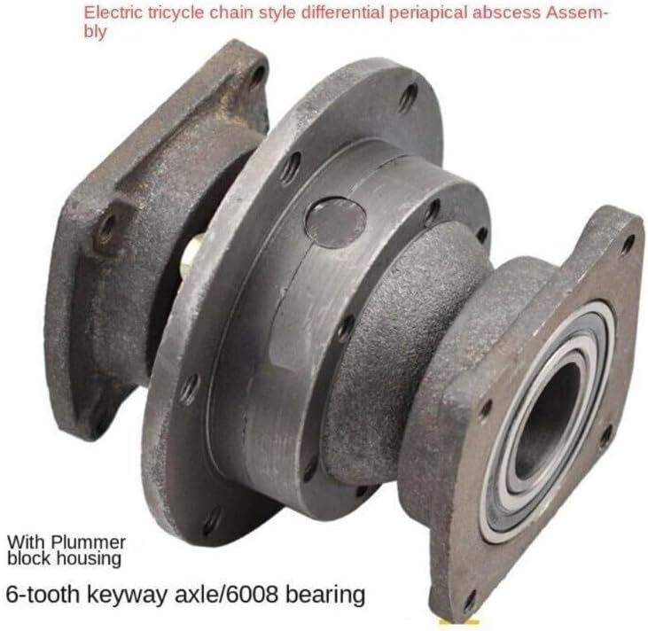 ya 6 8.24 baidi 1Pcs Chain Type Rear Axle Differential Tooth Pack Assembly for Electric Tricycle