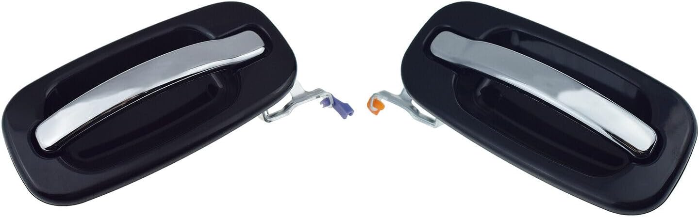 ya 2 8.15 2-Pack Rear Left and Right Exterior Door Handles for 2000-2006 for Cadillac Escalade 