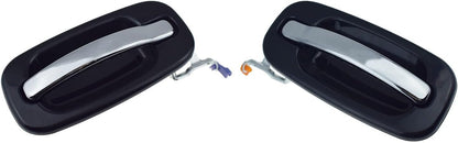 ya 2 8.15 2-Pack Rear Left and Right Exterior Door Handles for 2000-2006 for Cadillac Escalade 