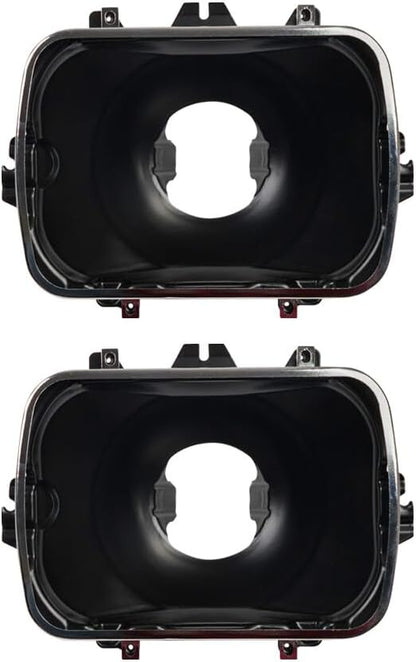 ya 4 8.14 2-Pack 42437 Headlight Housing 5x7 Bucket Kit 5966249 for Chevrolet Express for GMC Savana 1500