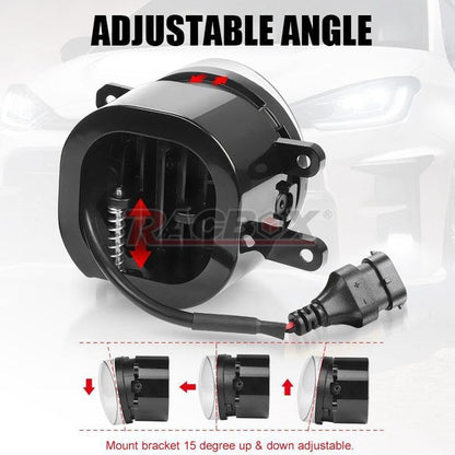 ya 9 10.24 2x Front Bumper LED Fog Light Lamps for Toyota Camry 2007-2014 2008 2009 2010 11