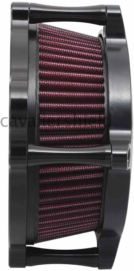 ya 23 10.7 baidi Billet Aluminum Contrast Cut Air Cleaner Intake Filter for Harley Touring Dyna