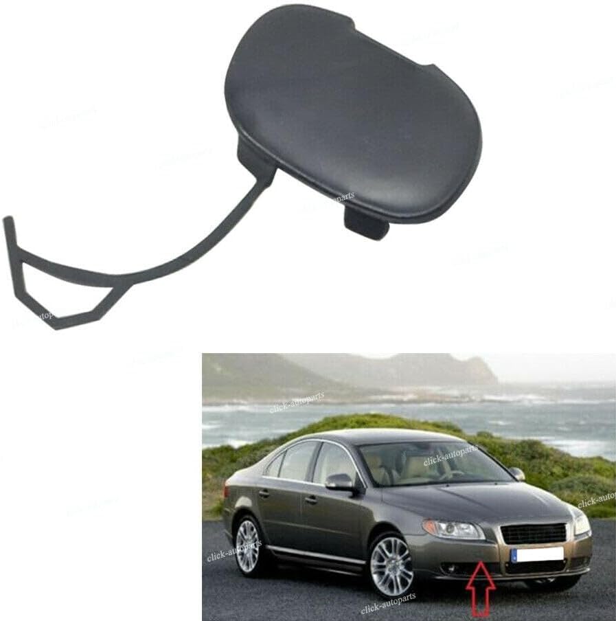 ya 27 10.13 baidi Bumper Tow Hook Cover 39870061 Fit for 2007 2009 2010 2013 for Volvo S80