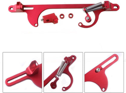 ya 2 8.15 Red Aluminum 4160 Series Throttle Cable Carb Bracket Carburetor 350 for Holley