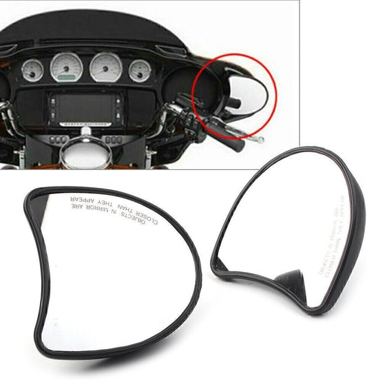 ya 14 9.20 zhengce Fairing Mount Side Rear Mirrors Fit Harley Electra Glide FLHT FLHTK FLHTCU-1