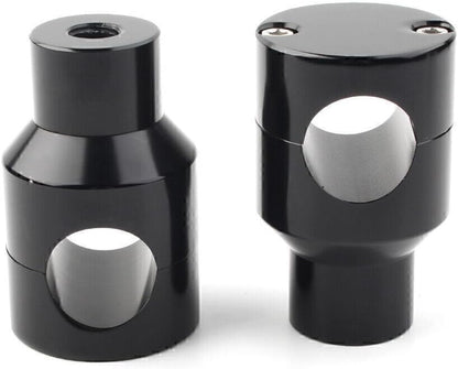 ya 6 8.14 1'' Motorcycle Handlebar Handle Bar Mount Adapter Risers Clamp Fit for Honda Harley